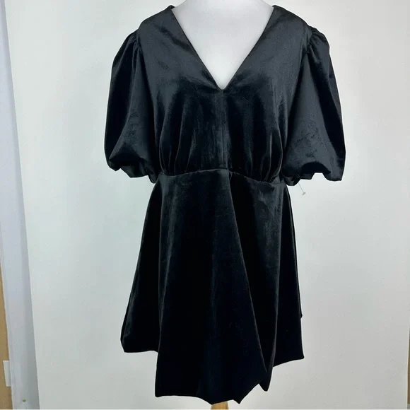 t shirt dress large Aquamarine Crew Neck Cotton Mini Tee Shirt Dress